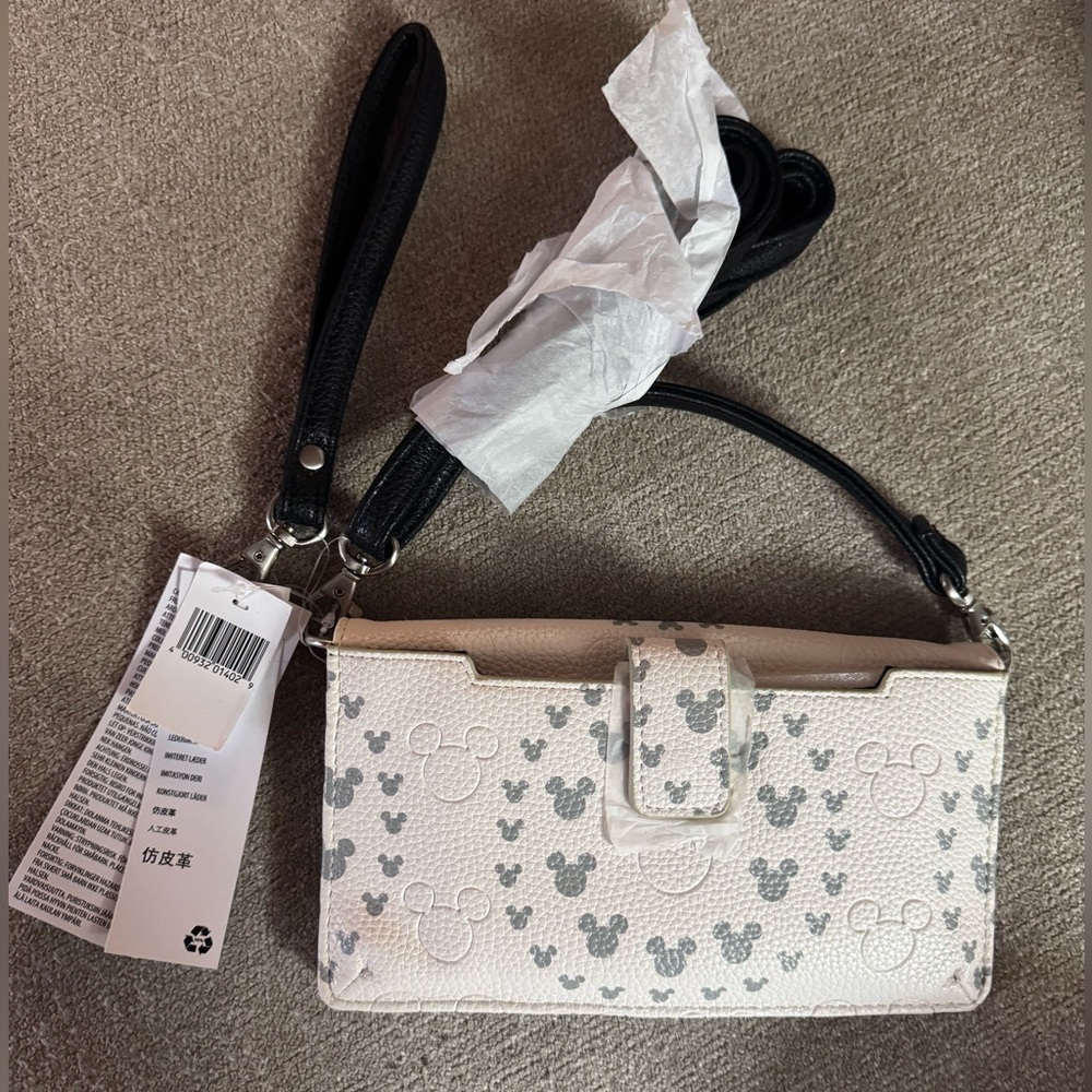 Disney Park Mickey Mouse Icon Crossbody Wallet -NWT